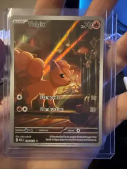Vulpix 138/132 Me01: Mega Evolution Illustration Rare Pokemon TCG NM - Image 3