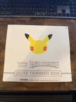 Pokemon TCG: 25th Anniversary Celebrations Elite Trainer Box (2021) 820650809439 - Image 1