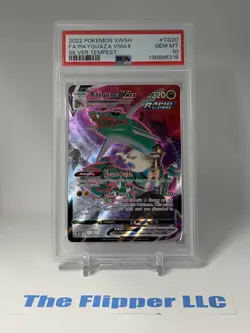 2022 Pokemon Rayquaza VMAX Silver Tempest #TG20 Trainer Gallery PSA 10 English - Image 1