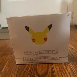 Pokemon Celebrations Elite Trainer Box Booster Pikachu Pokemon TCG English - Image 1