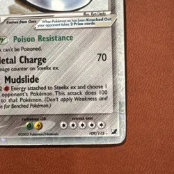 Steelix EX Unseen Forces HOLO Pokemon TCG 109/115 HP Raw Ungraded - Image 4