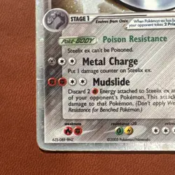 Steelix EX Unseen Forces HOLO Pokemon TCG 109/115 HP Raw Ungraded - Image 5