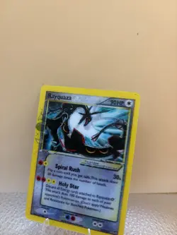 Rayquaza Gold Star Pokemon - EX Deoxys FANART HOLO MOTION - Image 3