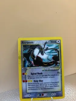 Rayquaza Gold Star Pokemon - EX Deoxys FANART HOLO MOTION - Image 4