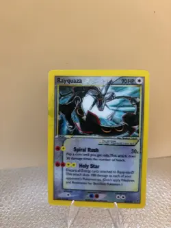 Rayquaza Gold Star Pokemon - EX Deoxys FANART HOLO MOTION - Image 5
