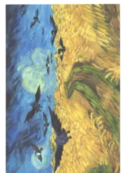 Pokemon Center x Van Gogh Museum Corviknight Wheat Field Painting 6 x 4 Postcard - Image 1