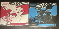 Pokemon Black Bolt and White Flare Elite Trainer Box ETB Set of 2 - Image 1