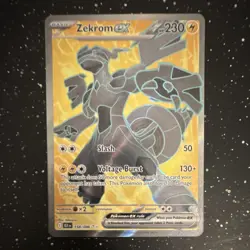 Zekrom EX 158/086 Sv: Black Bolt Ultra Rare Holo Pokemon TCG English - Image 1