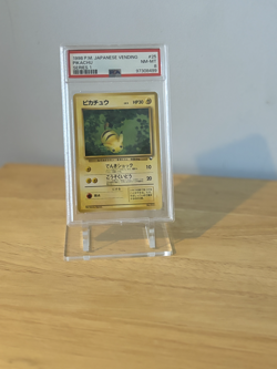 1998 Pokemon Japanese Pikachu #25 30 HP Vending Series 1 PSA 8 - Image 1