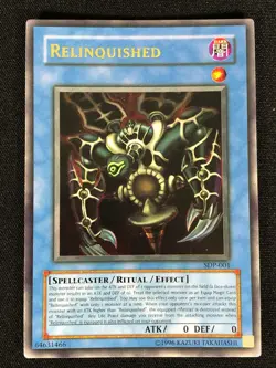 Yugioh Relinquished SDP-001 Ultra (LP) - Image 1