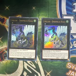 Yugioh! Lyrilusc - Ensemblue Robin LED8-EN037 x2 Ultra Rare 1st Edition NM - Image 1
