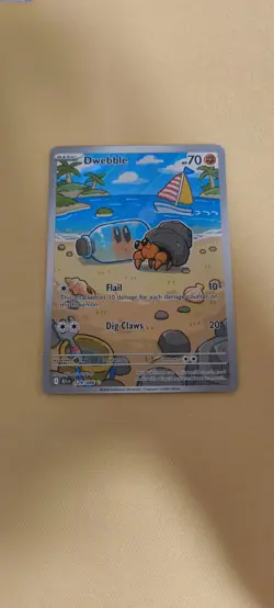 Pokemon TCG - Dwebble - 129/086 - Illustration Rare SV: Black Bolt English NM - Image 1