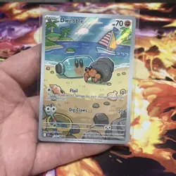 Dwebble 129/086 Black Bolt Illustration Rare IR Pokemon TCG Card English NM - Image 1