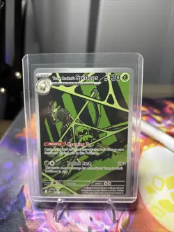 Pokemon TCG Team Rockets Spidops Illustration Rare Card 187/182 Destined Rivals - Image 1