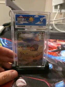 Pokemon TCG Dwebble S&V Black Bolt Illustration Rare Card 129/086 Ace Graded 9 - Image 1