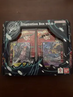 One Piece Card TCG Illustration Box Vol. 6 New Sealed English Card Game - Image 1