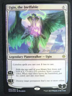 Ugin the Ineffable Pre-Release Promo Foil - WAR - Mtg Card #5OV - Image 1