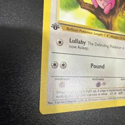 Pokemon Card Jigglypuff (54/64) 1st Edition Jungle Set 1999 WOTC - Image 2