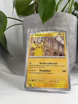 Pokemon Natural History Museum TCG Pikachu At The Jumbo Promo Trading Card - Image 1