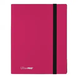 Ultra Pro Pink Binder 20 18 pocket pages Trading Card TCG Portfolios 9 pocket - Image 1