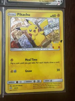 Pikachu Promo Pokemon Card Lot Of 6 - Conditions Vary From NM To HP - See Photos - Image 5