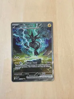 Pokemon Black Bolt Zekrom EX TCG Special Illustration Rare Card 166/086 - Image 1