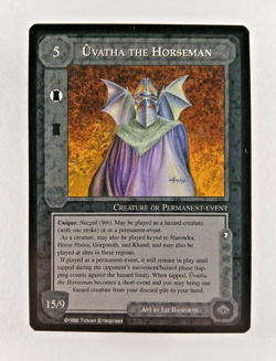 Uvatha the Horseman - Middle Earth CCG card (1995 ICE) MECCG The Wizards Limited - Image 1