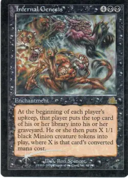 MTG: Prophecy: Foil Infernal Genesis: Lightly Played Condition - Image 1
