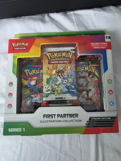 Pokemon TCG First Partner Illustration Collection Series 1 Sealed Box New - Image 1