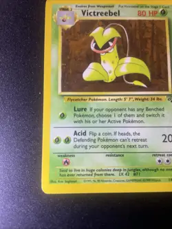 Pokemon TCG Victreebel Holo Rare Unlimited Card Jungle Edition 14/64 - Image 5