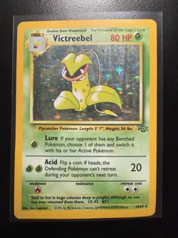 Pokemon TCG Victreebel Holo Rare Unlimited Card Jungle Edition 14/64 - Image 1