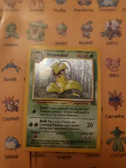 Pokemon TCG Victreebel Holo Rare Unlimited Card Jungle Edition 14/64 - Image 1