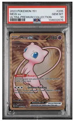 2023 POKEMON 151 ULTRA-PREMIUM COLLECTION #205 MEW EX PSA 10 - Image 1