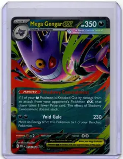 Pokemon Mega Gengar ex 056/094 Holo Rare Phantasmal Flames ME02 NM - Image 1