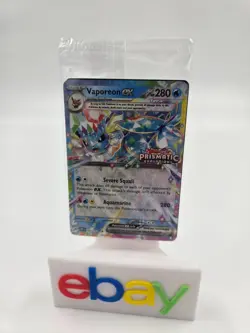 Vaporeon ex #023/131 Stamped Prismatic Evolutions Promo Sealed Pokemon 2025 - Image 1