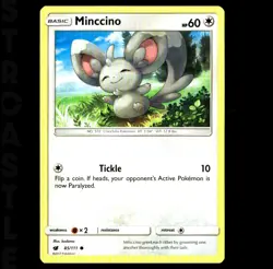Minccino 85/111 Crimson Invasion - Common - Pokémon Card TCG - Image 1