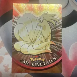 Topps Pokemon TV Animation Edition Series 1 Rainbow Foil Black Label Ninetails - Image 1