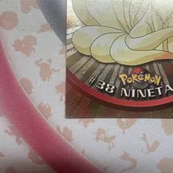 Topps Pokemon TV Animation Edition Series 1 Rainbow Foil Black Label Ninetails - Image 3