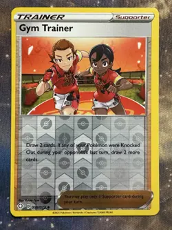 Pokemon TCG Gym Trainer 059/072 Shining Fates Reverse Holo - Image 1