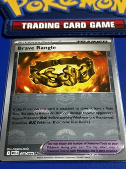 Brave Bangle 080/086 POKEBALL HOLO Uncommon White Flare Pokemon Near Mint - Image 2