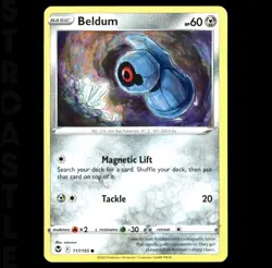 Beldum 117/195 Silver Tempest - Common - Pokémon Card TCG - Image 1
