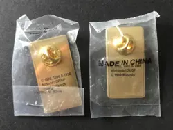 2 X Pokemon Pin Badge Gym League Wizards 2000 Kanto Region Original Indigo NEW - Image 2