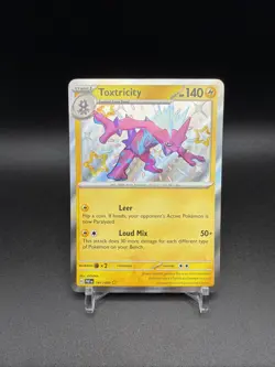 TOXTRICITY Shiny Rare 141/091 2024 Pokemon Paldean Fates - Image 1