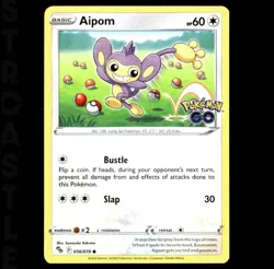 Aipom 056/078 Pokémon GO - Common - Pokémon Card TCG - Image 1
