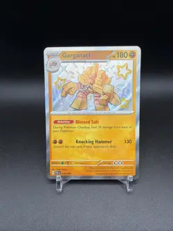 Garganacl - 178/091 Scarlet & Violet Paldean Fates Shiny Rare - NM - POKEMON TCG - Image 1
