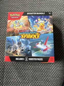Pokemon TCG Scarlet & Violet Surging Sparks Booster Bundle 6 Packs - New Sealed - Image 1