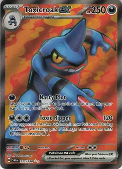 Toxicroak ex 232/198 Full Art Ultra Rare SV01: Scarlet & Violet Base NM Pokemon - Image 1