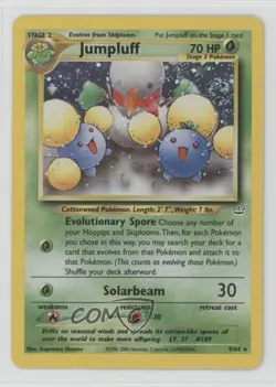 Jumpluff Holo Pokemon Neo Revelation #9 2001 - Image 1