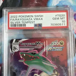 2279 Rayquaza VMAX 2022 Pokemon Sword & Shield Silver Tempest #TG20 PSA 10 - Image 2