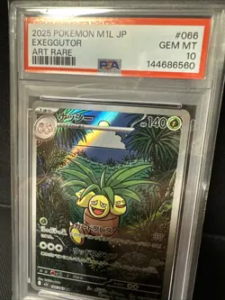 Exeggutor AR 066/063 PSA 10 Gem Mint Japanese 2025 Pokemon Art Rare - Image 1